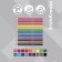 Pencils of 18 flowers Erichkrause, plastic, hexagonal, soft 2.6 mm neck, cardboard packaging, light sharpening, euro suspension