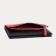 Women's wallet on magnets, black/red color