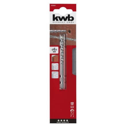 KWB HM concrete drill, 6x100 mm, carbide tip-1