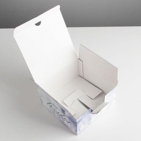 Folding box "Best Wishes", 15 x 15 x 7 cm, New Year-6
