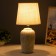 Dominica table lamp E27 40W beige-white 18x18x37 cm Risalux