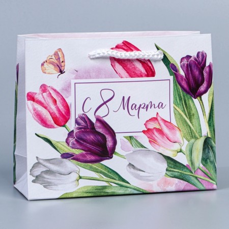 Package Gift Laminated Horizontal, Packaging, "Delicate Holiday", S 12 x 15 x 5.5 cm-1