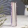 A set of antique candles, 2.2x 30 cm, 4 pieces, pearl metallic