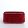Cosmetic bag with lightning, burgundy color
