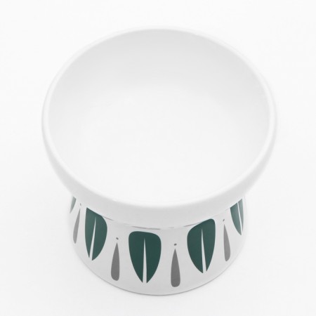 Ceramic "leaves" 150 ml 13 x 9 cm white-2