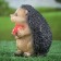 Garden figure "Hedgehog with fly agaric" 15.5cm