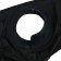 A mask for a horse with a limiter of vision, black