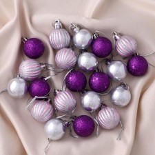 Set of balls plastic D-3 cm, 21 pcs 