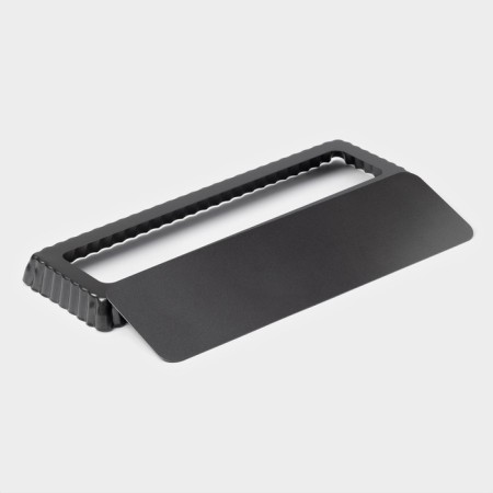 Baking form "Jacqueline. Rifle rectangle ”, 35 × 11 × 2.5 cm, removable bottom, anti -stick coating, black color-2