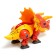 Dinobot robot reacts to touch, light and sound effects, metallic, orange color