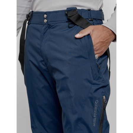 Semi-combinezone ski insulated male winter, size 52, dark blue color-13