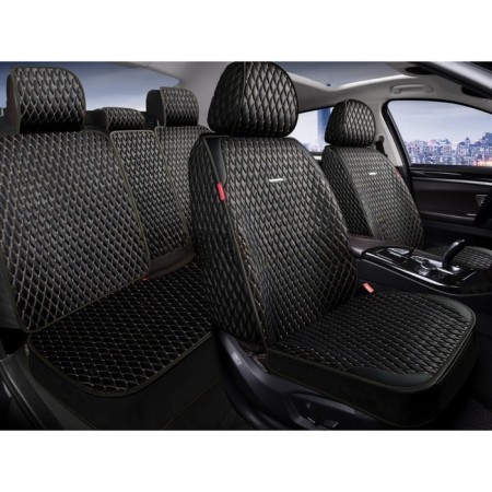 Carfashion universal capes "Sheriff Plus" Black/beige color