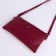 Women's bag, 24*6*14, depth on the valve, regure is a belt, red