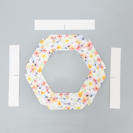 Confectionery box, packaging "Flowers for you", 23 x 23x 4 cm-3