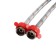 Zein mixer eyeliner, 1/2 nut, M10 fitting, 60 cm, installation key, set 2 pcs