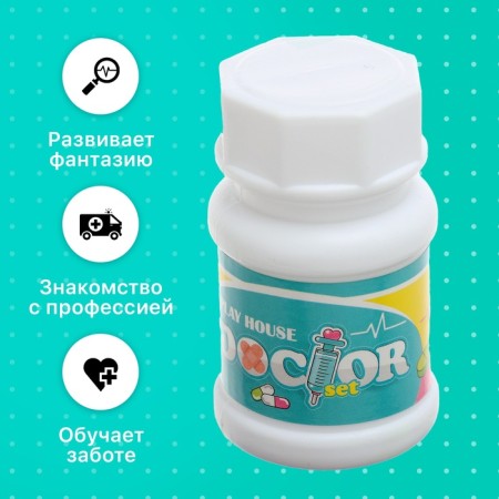 Набор доктора «Юный врач», 4 предмета, цвет МИКС-4