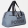 Sports bag with lightning, external pocket, long belt, gray color