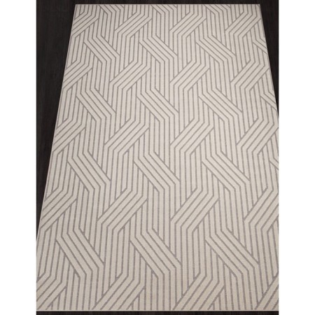 Rectangular carpet Merinos Sigma, size 80x150 cm, color Brown-Cream-1
