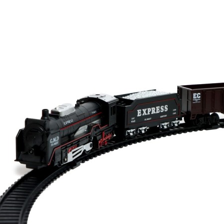 The Railway "Khlad train", with 9 wagons, works from batteries, light-3