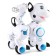 Robot Dog "Druzhok" Zhorya, programmable, on the control panel, interactive: sound, light, sensory, reacts to the vote, on the battery
