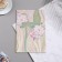 Postcard "Happy Anniversary!" Congrev, embossing, green color, 12.5x19.5 cm