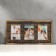 Photo frame Plastic in 3 photos 10x15 cm "Small Binding" Gold 23.5x45.5 cm