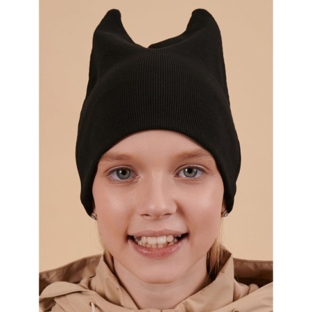 Children's hat, size 48-50, black color