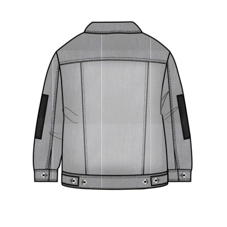 Denim jacket for a boy PlayTode, height 176 cm-10