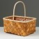 A set of wicker baskets, 25.5x16x12/26.5 cm, 21x11x10.5/22.5 cm, 2 pcs, sequoia