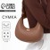 Women's bag made of artificial leather, 22x23x6 cm, brown color