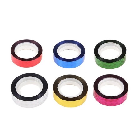 A set of 12 pieces, adhesive tape, holographic, 12 mm x 15m