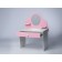 Set of children's furniture "Toilet table and Sitstep chair", pink color