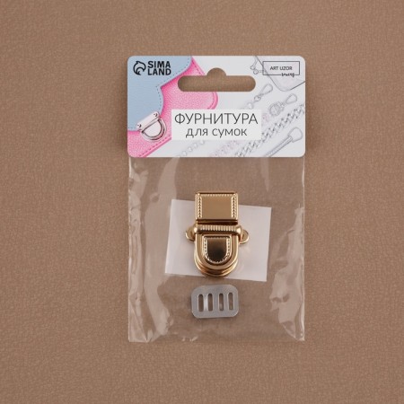 Bag Fraille, 2.5 × 3.1 cm, gold color-6