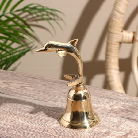 Bell "Dolphin" Brass 6x7.5x12.5 cm