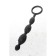 Anal chain Toyfa A-Toys S, silicone, black color, 19.5cm