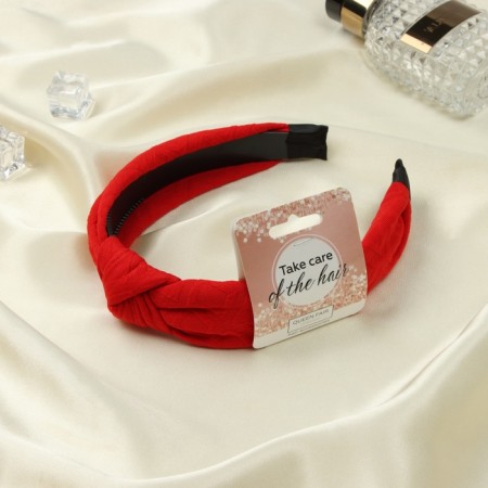 Hair rim "Rachel" 2.5 cm, red-1