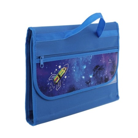 Labor folder A4, 325 x 240 mm, with handles, compounds on Velcro, textile, PTR-10, calligrata "rocket"-2
