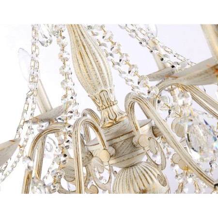 Crystal chandelier Ambrella Light, Classic, TR4945, 8HE14, white color, gold-5