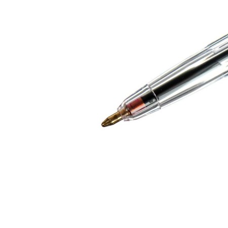 Ballic handle Carioca Corvina 51, transparent case, node 1.0 mm, ink red-2