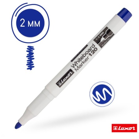 1-2 mm marker, Luxor 120, bullet, blue-2