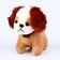 Soft toy "Dog", on a key fob, 13 cm, Mix color