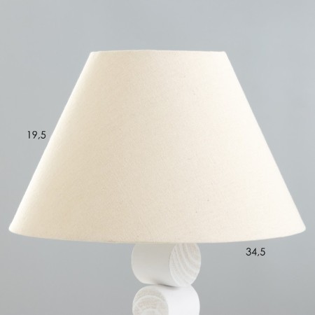 BIM table lamp E27 40W white 35x35x56cm Risalux-2