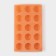 Silicone form for baking "Flowers. Chrysanthemum ", 29 × 17 × 2 cm, 15 cells, orange color
