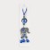 Suspension from the evil eye Metal "Elephant in Popon with bells" 21 cm