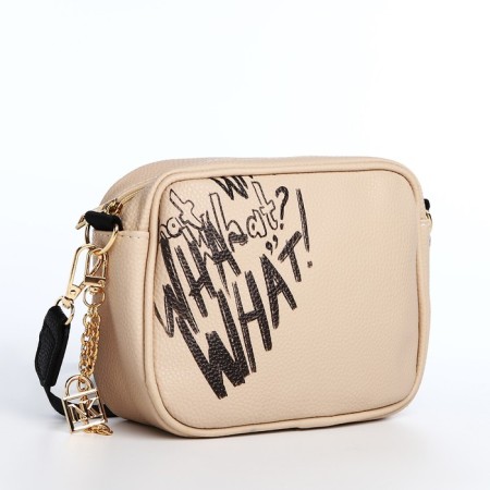 Artificial leather bag "What", 19*14*6 cm-2