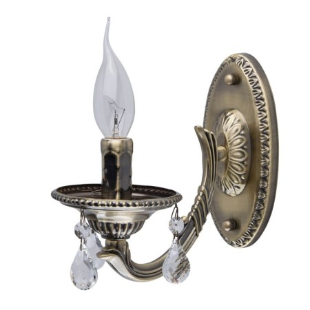 Sconces "Aurora", 60W E14, brass color