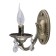 Sconces "Aurora", 60W E14, brass color