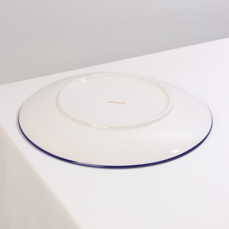 Poramic plate "Boda", d = 26.7 cm, blue color-3