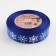 Republic tape with embossing "Snowflakes", 25 mm, 23 ± 1 m, blue color/silver No. 1240