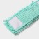 Nozzle for a flat mop of the share "pastel", 43 × 13 cm, microfiber booklies, 80 grams, mint color